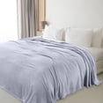 thumbnail image 6 of Super Soft Warm Fleece Blanket, Cozy Microfiber Throw, Anti-Static, Lightweight, Washable, Perfect for Sofa Bedding, Cold Nights, Home, Travel O, 6 of 7