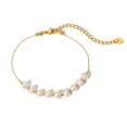 thumbnail image 1 of Jumpingount de perlas de acero inoxidable para mujer, portátil, antioxidante, que no se desvanece, lindas chicas románticas, brazalete colgante Ropa, zapatos y accesorios Miscelánea Jumpingount AP017634-00, 1 of 6