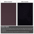 thumbnail image 2 of Black Infusible Transfer Ink Sheets, 20 Pcs 4.5 Inch x 12 Inch Pre- Sublimation Paper for DIY Heat Press Mug, 2 of 4