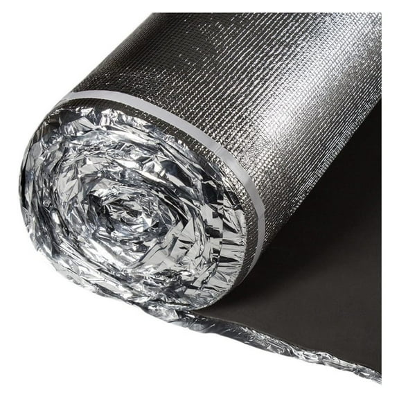 3in1 Flooring Underlayment - Vapor Barrier Padding - IIC 65 - - 2mm - Silver - 100 sf/roll