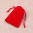 thumbnail image 6 of 10pcs 2 Sizes Packing Drawstring Velvet Pouch Sachet Gift Bag For Jewelry Wedding Things Party Bead Container Storage Wholesale Rose Red Approx 7x9cm, 6 of 6