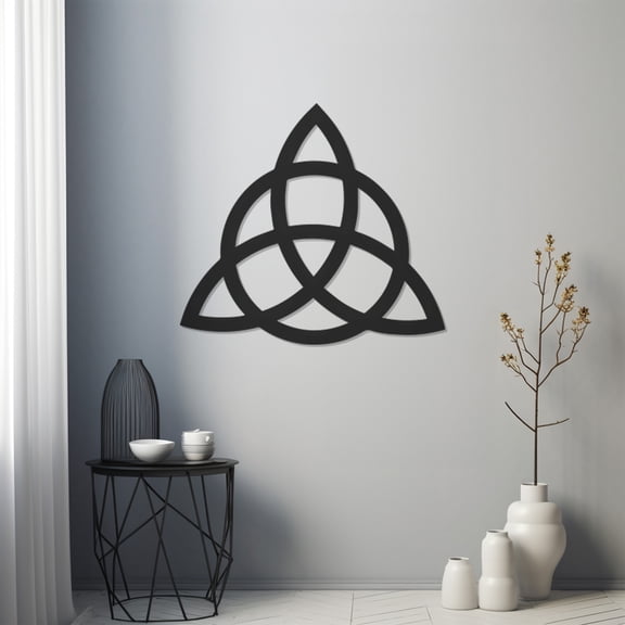 LaModaHome Exclusive Celtic Logo Metal Wall Art – Durable & Artistic Metal Wall Art for Home and Office Decor, Perfect for Any Interior Design Aesthetic