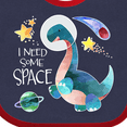 thumbnail image 4 of Inktastic I Need Some Space Dinosaur Astronaut with Stars and Planet Boys or Girls Baby Bib, 4 of 4