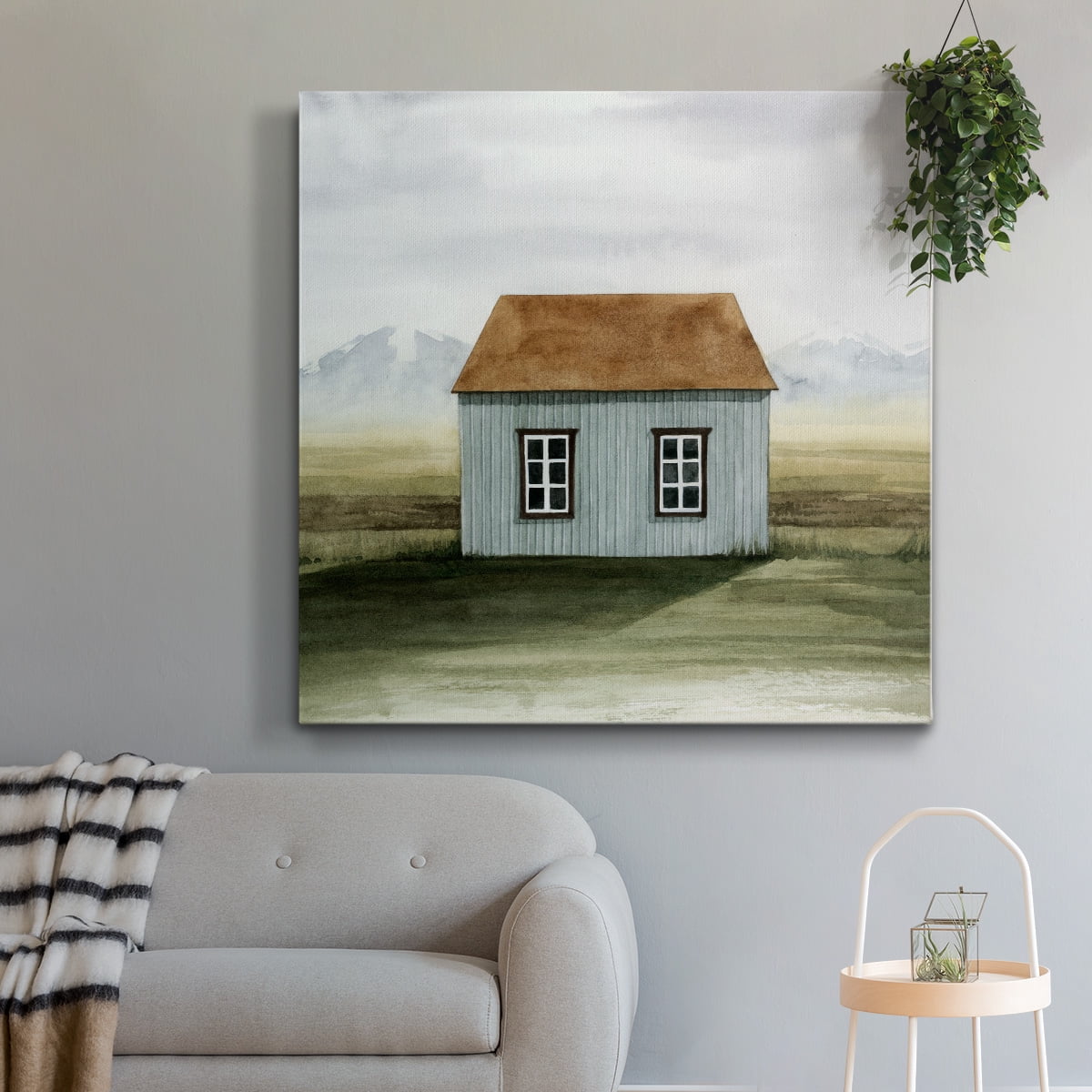 Wexford Home Nordic Cottage I-Premium Gallery Wrapped Canvas, 40" x 40" - Ready to Hang