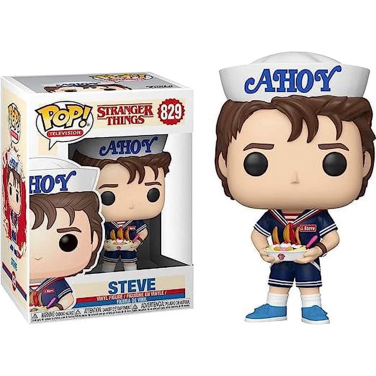 Stranger Things Funko POP! TV Steve Vinyl Figure (with USS