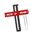 thumbnail image 5 of colaxi Foldable Cabinet Hardware Jig Punch Locator Drill Guide Cupboard Aluminum Cabinet Handle Jig Adjustable for Wardrobe Bookcase, 5 of 9