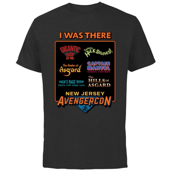 Marvel Studios Ms. Marvel New Jersey Avengercon Convention - Short Sleeve Cotton T-Shirt for Adults - Customized-Black