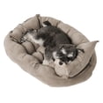 thumbnail image 4 of Cojín de cama para perros Sunnimix lavable Marrón S, 4 of 8