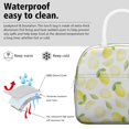 thumbnail image 3 of Lunch Bag Lunch Box for Women Reusable Insulated Lunch Bags,Water-Resistant Lemon Print Cooler Lunch Tote Bag, Large Capacity for Work Travel Picnic, 3 of 6