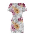 thumbnail image 5 of Fankiway Robe d'Été Imprimée pour Femmes, Jour de l'Indépendance, Décontractée, à Manches Courtes, Col Rond, Grande Taille, Printemps 6793, 5 of 5