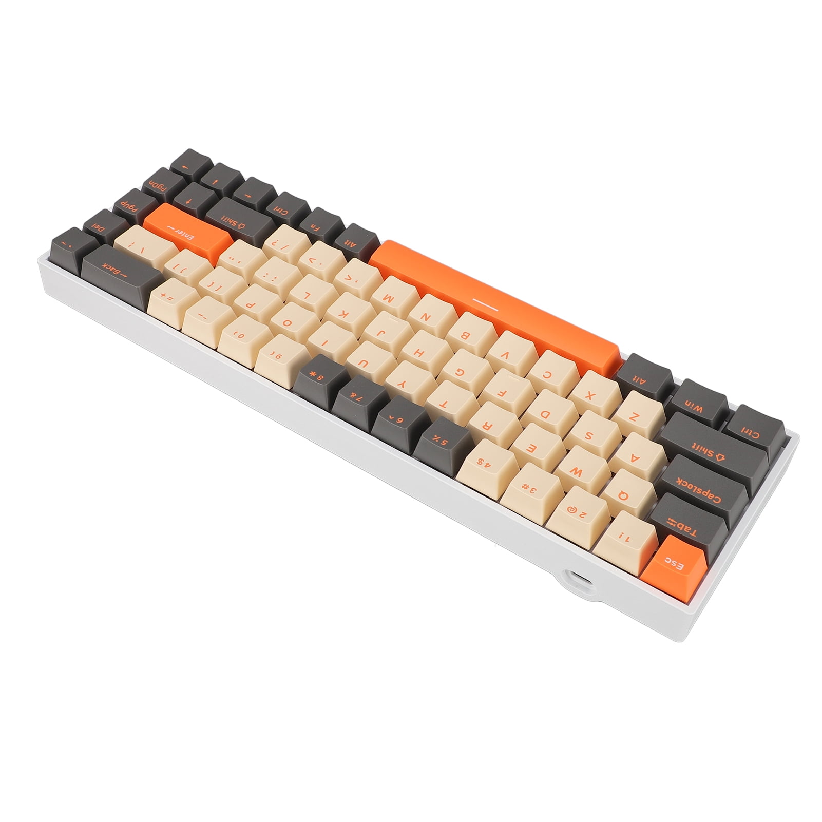60 Percent Mechanical Keyboard, Hot Swappable Keys RGB Backlit 68 Keys Mechanical Keyboard  for HarmonyOS for Computer with USB Port