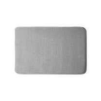 Btomtd 15.74' x 23.62' Soft Floor Mat Striped Entryway Rug Balcony Carpet Cover Home Decor Washable Mat for Living Room Bedroom, Dark Gray