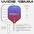 thumbnail image 2 of Spirit-X Pagaie de Pickleball, 13mm Core Power Play, 13mm Assure une Performance de Jeu Optimisée, avec Sac / Couleur - Bleu & Rouge, 2 of 5