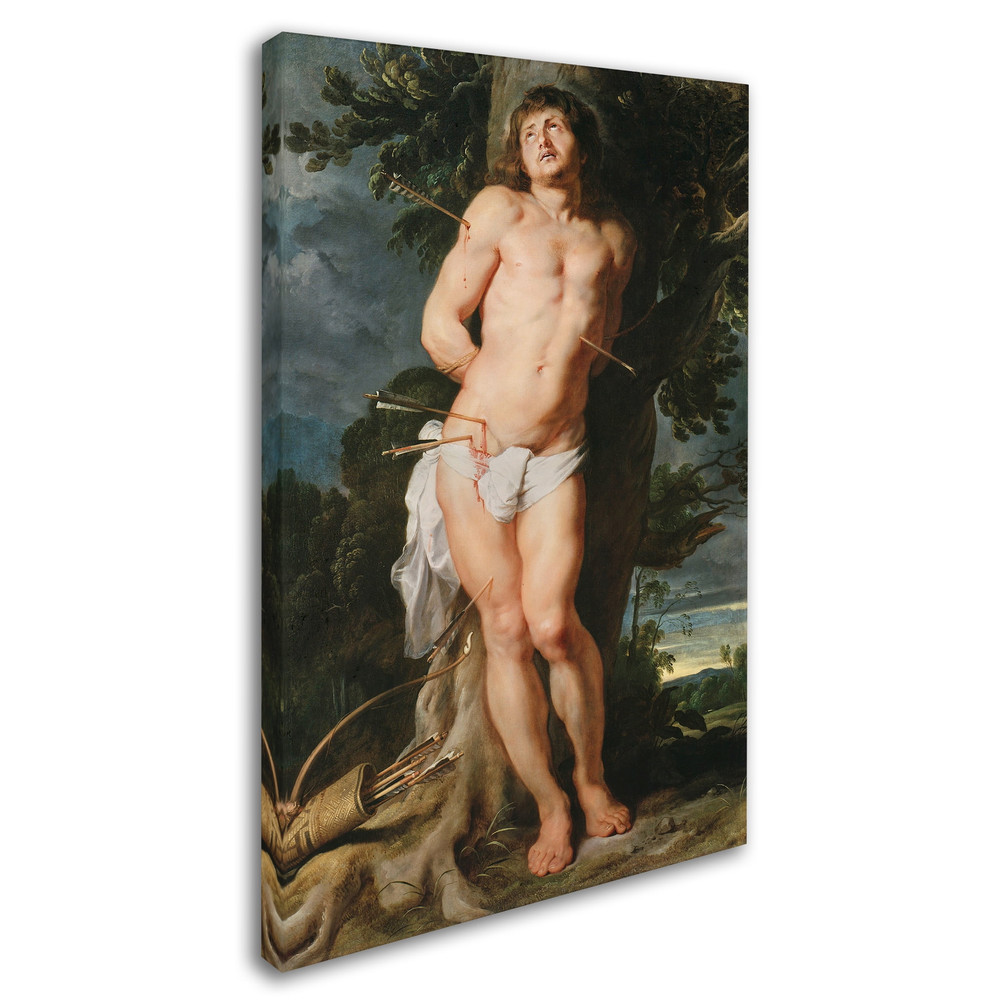 Trademark Fine Art 'St Sebastian' Canvas Art by Peter Paul Rubens