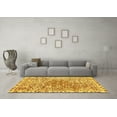 thumbnail image 3 of Ahgly Company Machine Washable Indoor Rectangle Abstract Yellow Modern Area Rugs, 8' x 12', 3 of 4