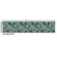 thumbnail image 3 of Ambesonne Hawaiian Fabric by the Yard Upholstery, Overlapped Tropical Leaves, 10 Yards, Dark Teal and Champagne, 3 of 5