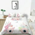 thumbnail image 1 of Bed Cover Set 3D Flower And Bird Pattern Printing Bedding Cover Set 2/3 Pcs Home Textiles Girl Woman Pillowcase,Full (80"x90"), 1 of 4