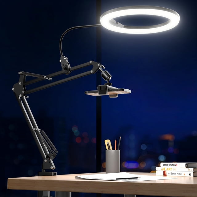 Ring Light uBeeSize 10 con soporte de teléfono para iPhone
