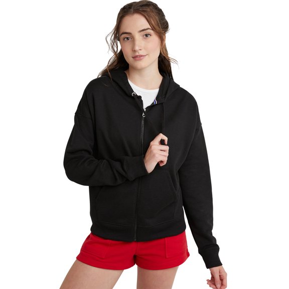 Hanes Originals Women's Full Zip Hoodie, Sizes S-XXL