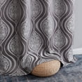 thumbnail image 2 of THD Sophia 100% Complete Blackout Privacy Energy Efficient Grommet Window Treatment Curtains - Pair, 2 of 7