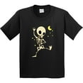 thumbnail image 3 of Inktastic Cute Dancing Skeleton Youth T-Shirt, 3 of 5