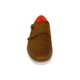 thumbnail image 3 of Men Tayno Dressy Casual Soft Suede Comfortable Double Buckle #Freshman Camel, 3 of 6