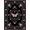 Black Pink, Pattern 20, variant on ODIKA Gothic Pink Moth Delicate Scrollwork Mirrored Butterfly Shaped Pet Friendly & Kids Safe Play for Playroom, Bedroom, Reading Nook