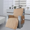 thumbnail image 4 of Alfombrilla para silla reclinable antisuciedad, funda protectora para sofá impermeable y lavable, funda protectora para sofá, funda para silla con Caqui l Macarena cubierta de sofá individual, 4 of 8