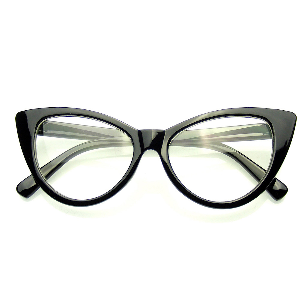 Emblem Eyewear Super Cat Eye Glasses Vintage Inspired Fashion Mod