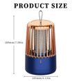 thumbnail image 3 of USB Mosquito Killer Light 5V 5W Bug Zapper portátil 1200mAh con gancho (azul) Ehuebsd Para estrenar, 3 of 9