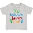 thumbnail image 3 of Inktastic My Godmother Loves Me Boys or Girls Toddler T-Shirt, 3 of 5