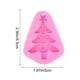 thumbnail image 3 of Adornos navideños, molde de silicona para chocolate con forma de árbol de Navidad, molde para fondant, molde para tartas, molde para hornear galletas navideñas con forma de pino, molde de silicona par, 3 of 6
