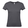 thumbnail image 1 of B&C - Camiseta #E150 para mujer (Gris oscuro), 1 of 2