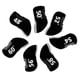 thumbnail image 2 of de 7 piezas de neopreno, palo para golf, putter de hierro, cubierta para cabeza, de protectores, unisex, adultos, niños, para golf, Negro DYNWAVEMX Cubierta de la cabeza del hierro del golf, 2 of 8