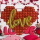 thumbnail image 3 of Fondo en Forma de CorazóN Globo de Papel de Aluminio para Pared Globos con Letras de Amor para Fiesta de Bodas Feliz DíA de San ValentíN A, 3 of 5
