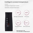 thumbnail image 5 of QHDJE adjustable temperature rotatable power cord curling wand, constant temperature hair care, professional 25mm/1inch curling iron with a pair of clip , 1 glove, 5 of 10
