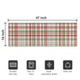 thumbnail image 5 of Multi Color Plaid Checkered Pattern Door Rugs,Washable Non Slip Door Mats Indoor,Decorative Door Mats,Entry Mat Indoor for Entrance,Bedroom,Kitchen,Bathroom,16"x47", 5 of 6
