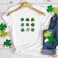 thumbnail image 2 of Timegard Haut de la Saint-Patrick pour Femmes Manches Courtes Graphique Cœur Confortable T-Shirt Décontracté, 2 of 6