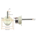 thumbnail image 2 of CHANCS Slow Speed Micro Electric Motor 6V 5RPM DC 12V 10RPM Shaft 38.5mm High Torque Rotary Speed Cylinder Shape Deceleration Reducing Motor Plastic, 2 of 7