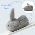 thumbnail image 5 of Drecage Toddler Boys Girls Slippers Kids Cute Bunny Plush Slippers Winter Warm House Shoes, 5 of 8