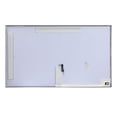 thumbnail image 5 of Elegant Decor Pier 42x72 inch LED mirror with adjustable color temperature 3000K/4200K/6400K in black, 5 of 13