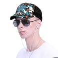 thumbnail image 4 of Lsque Lilies Flowers Printed Trucker Hat - Baseball Cap for Men Women - Breathable Mesh Side, Adjustable Fit - for Casual Wear, 4 of 7