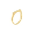 thumbnail image 2 of 14k Yellow Gold Flat Top Engravable Ring Size 7 Ring for Women, 2 of 2