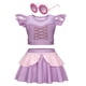 thumbnail image 1 of 2024 traje de baño para niña, traje de baño, traje de baño de princesa de verano, Bikini blanco como la nieve Rapunzel, lindo traje de baño, conjunto de ropa de hadas, 1 of 5