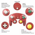 thumbnail image 3 of Wired Gamecube Controllers for Nintendo Wii Game Cube Switch Console 2 pcs, 3 of 3