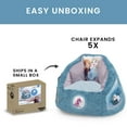 Disney Frozen Cozee Fluffy Chair by Delta Children, Toddler Size (for Kids Up to 6 Years Old