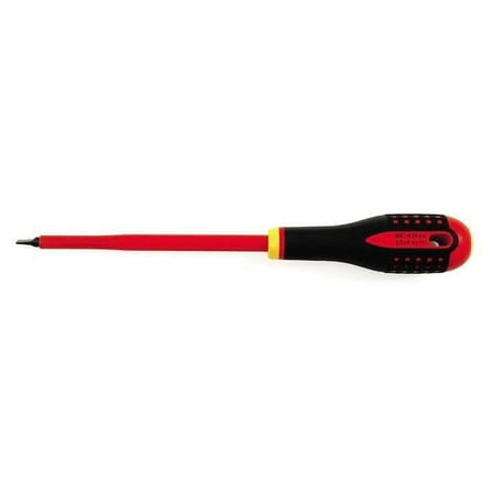 Bahco Slotted Insulated Screwdriver,4 x 1/8" Slotted 5/32" BAHBE-8040S