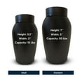 thumbnail image 7 of Personalized Custom Small Keepsake Urn Engraved with Pet Name, Date, and Dog Design - 5.2" Black Powder Coated Steel Cremation Urn for Dogs Ashes | 12-16 lb Capacity, Rainbow Bridge, 7 of 7