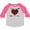 Heather and Hot Pink, variant on Inktastic Buffalo Plaid Valentines Day Heart Boys or Girls Toddler T-Shirt