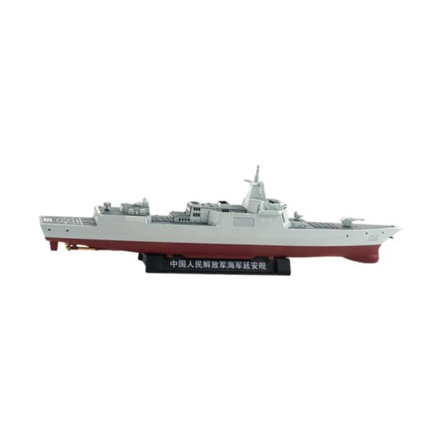 Modelo de barco portaaviones, colección realista, juego tipo 055 para niños 21 x 21 x 51 cm